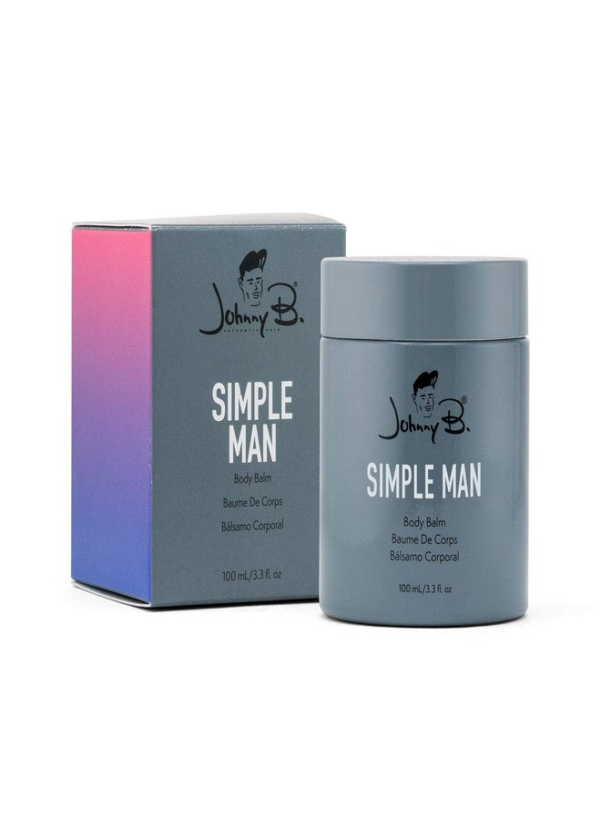 JOHNNY B. Simple Man Body Balm, Moisturizing Lotion for Men 3.3 oz. - Image 1